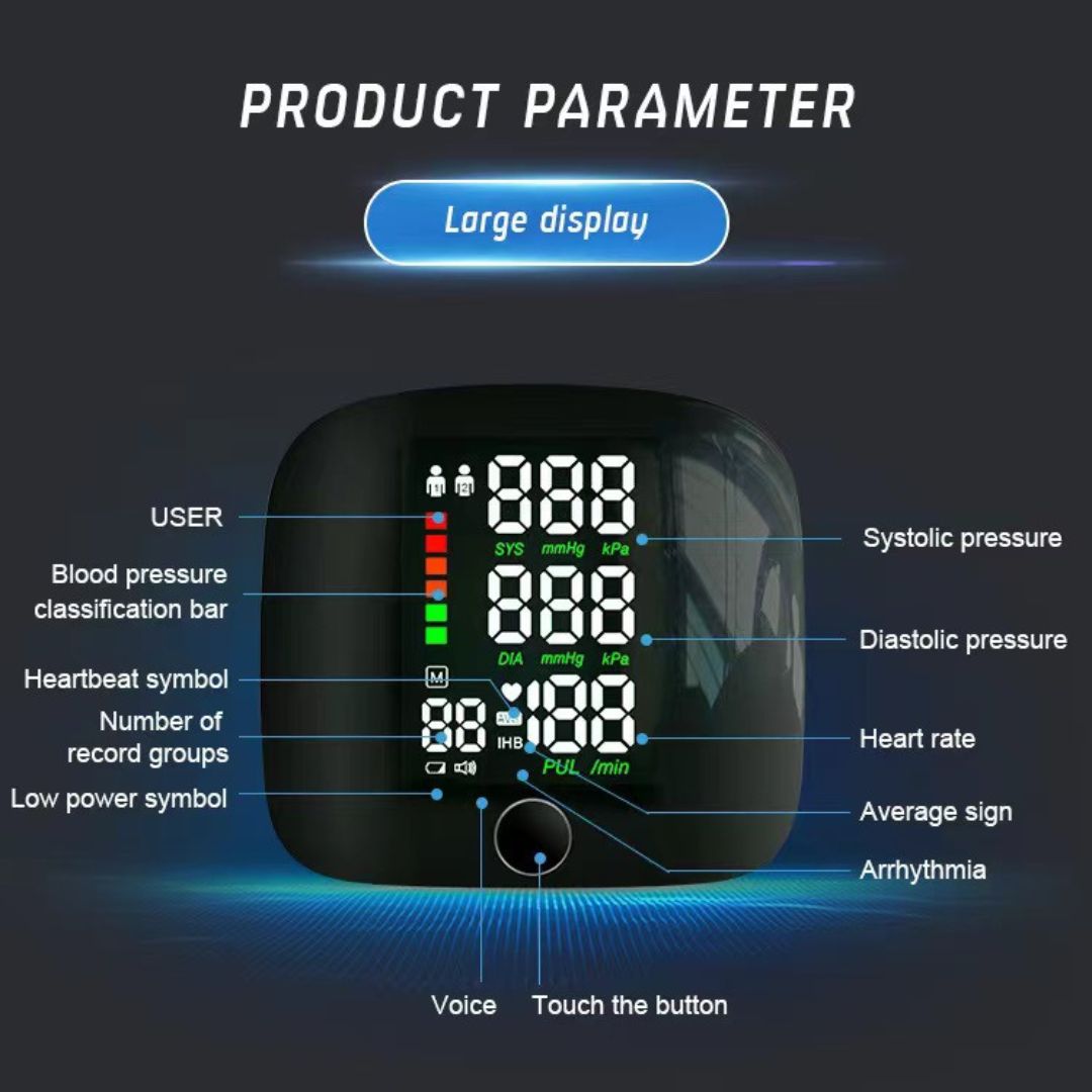 Wrist Touch Blood Pressure Monitor