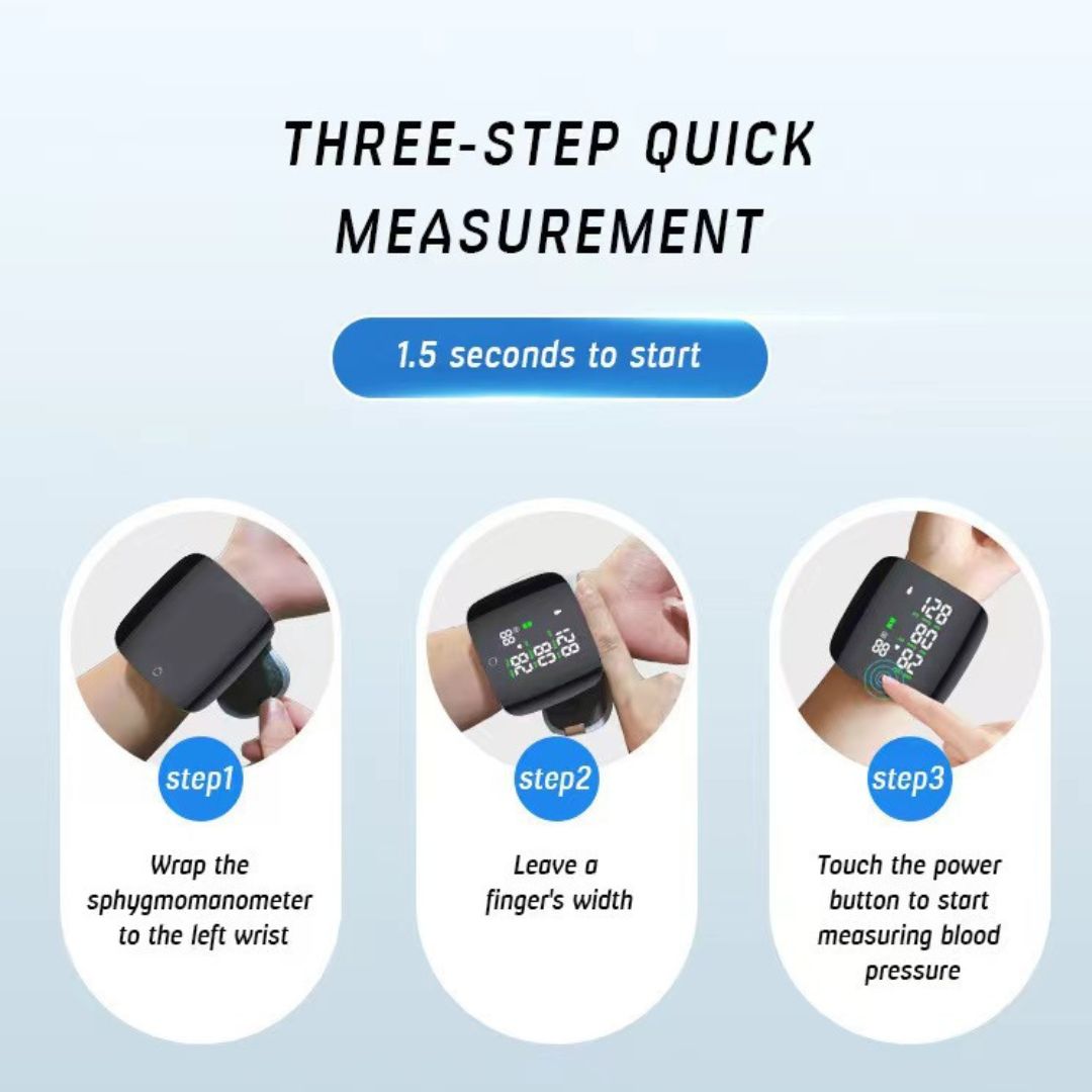Wrist Touch Blood Pressure Monitor