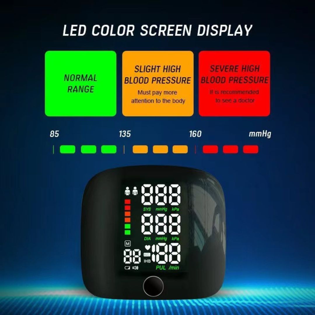 Wrist Touch Blood Pressure Monitor