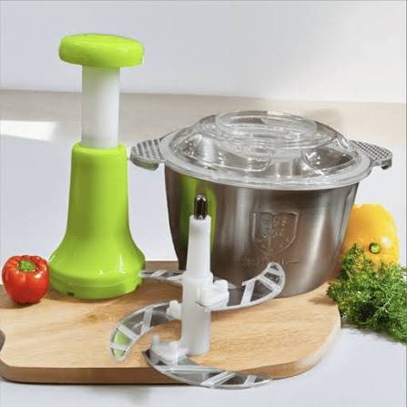 2L Stainless Steel Push Chopper